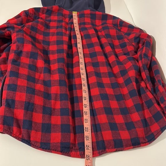 Youth LL Bean hooded lined jacket Large 14-16 - Picture 7 of 12